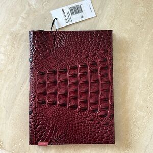 New with tags! Brahmin Dark Red Journal Tart Melbourne Genuine Leather
